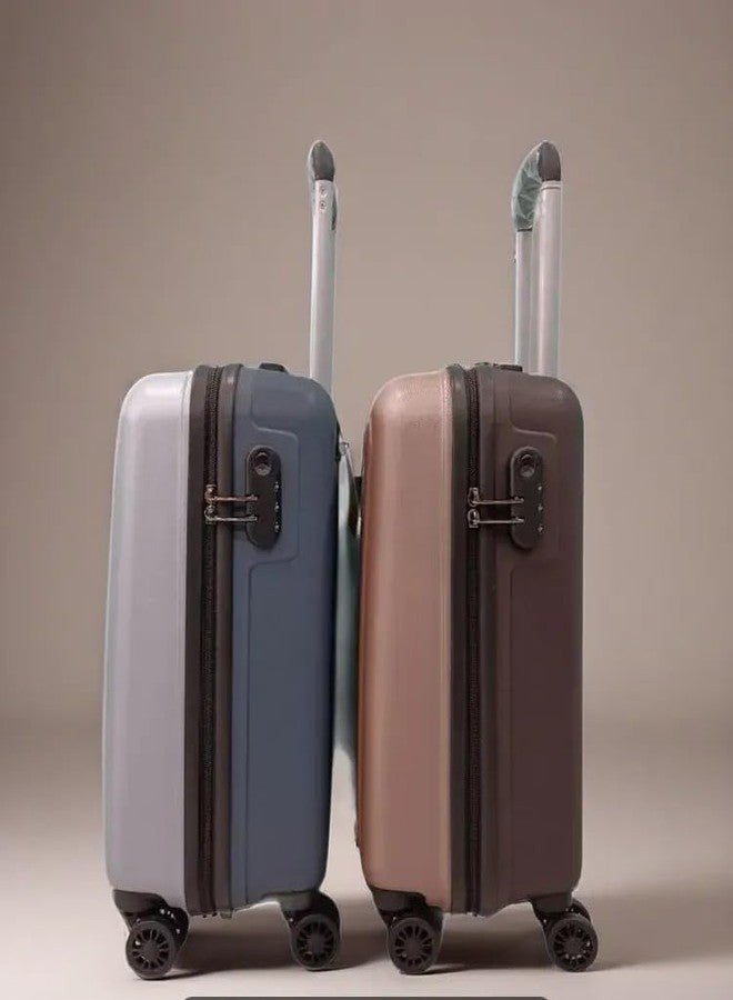 أرستوكرات حقيبة سفر أريستوكرات كروميوم كابين 55 سم (صغيرة) بـ 8 عجلات، حقيبة سفر صلبة، حقيبة خفيفة الوزن مزودة بقفل برقم سري وعربة متينة مع ضمان 5 سنوات (بني). - Image 5